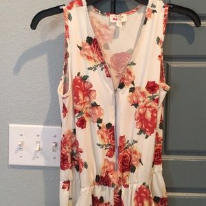 Cherry on Top Pants - Floral Romper Cherry on Top Pants - Floral Romper